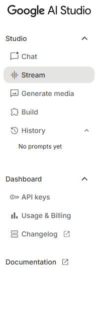 Google AI Studio
