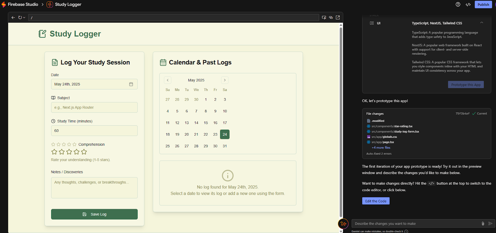 Firebase Studio