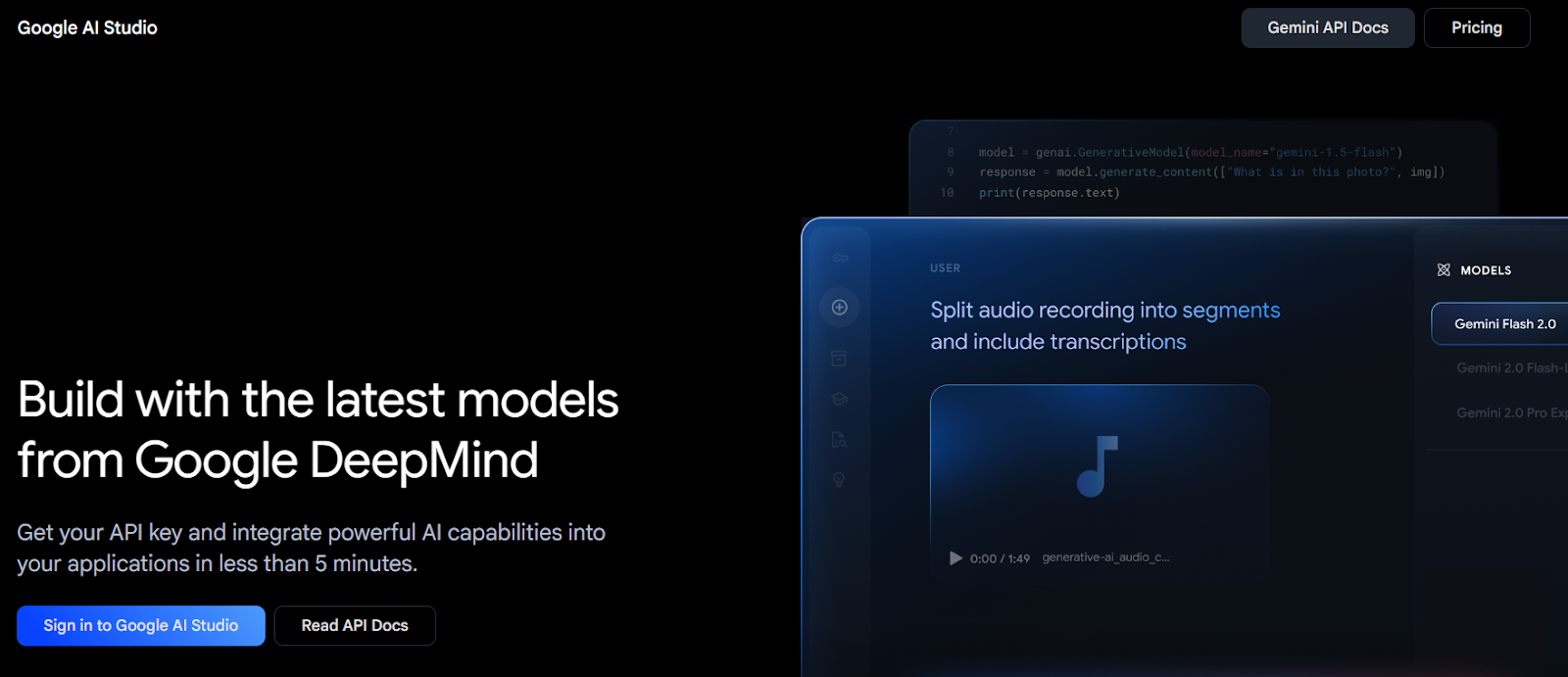 Google AI Studio