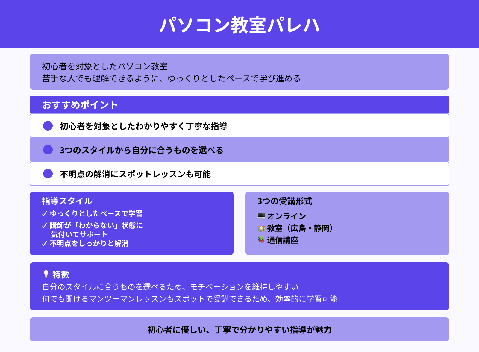 パソコン教室パレハ