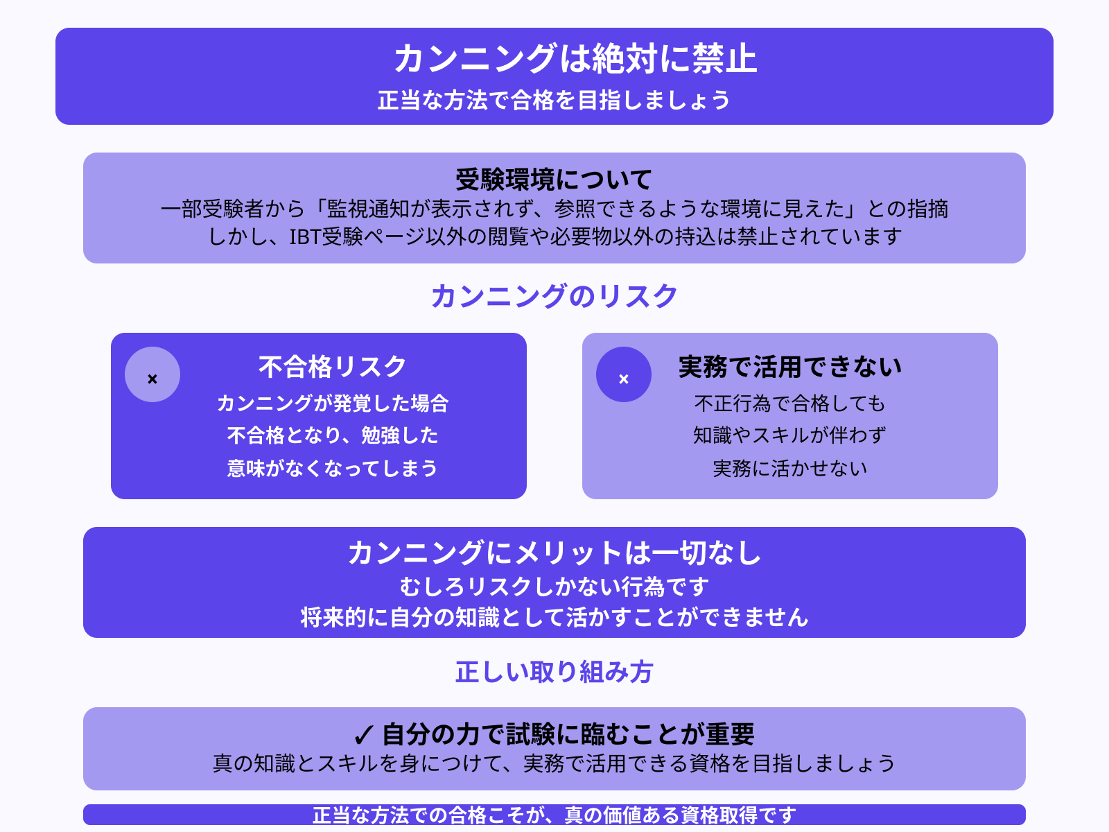 試験でカンニングできるって噂は本当?