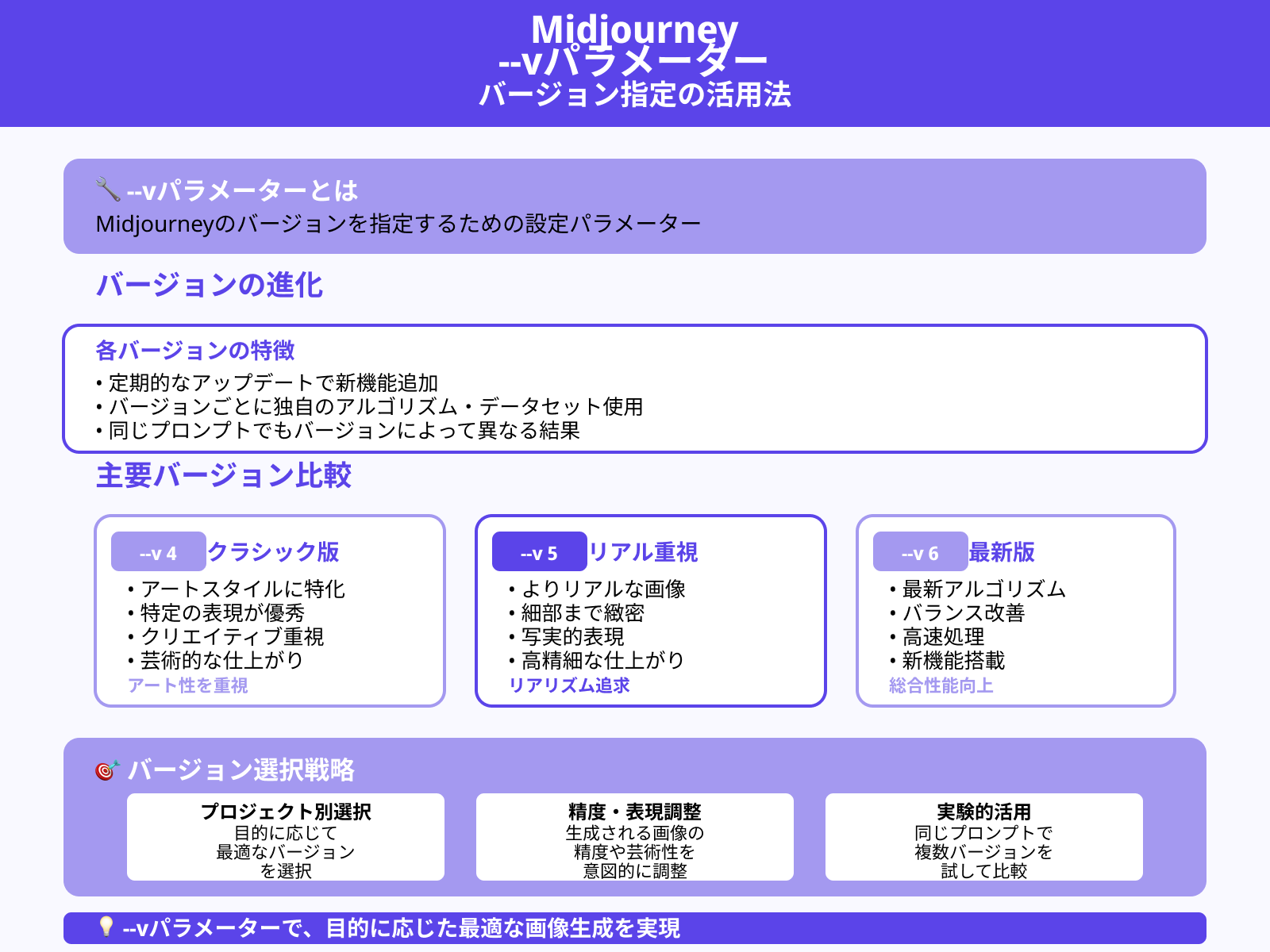 --v（バージョン指定）