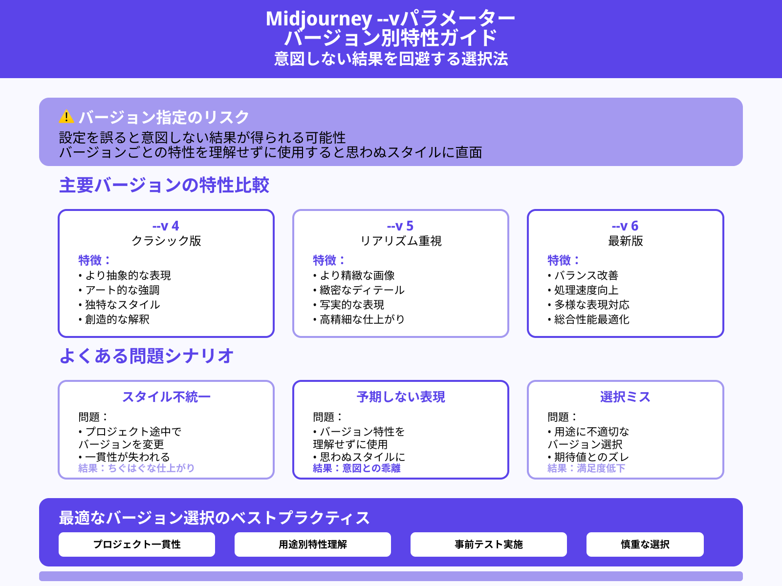 バージョン指定の影響