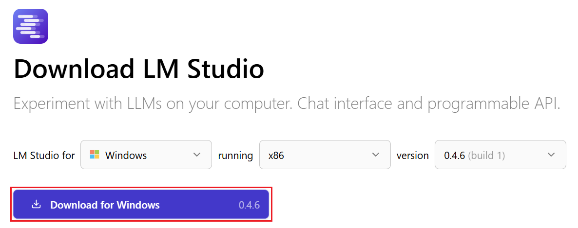 Download LM Studio