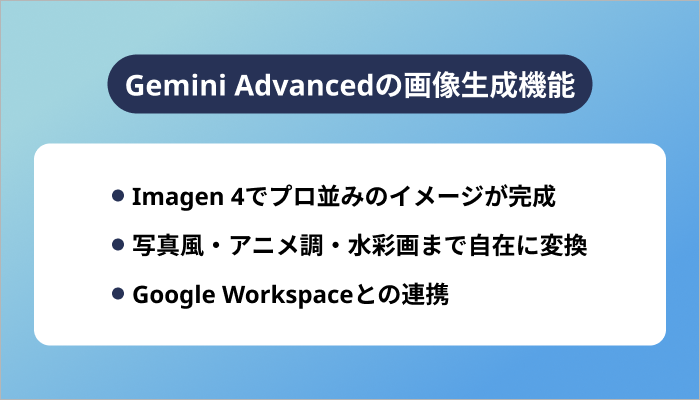 Gemini Advancedの画像生成機能
