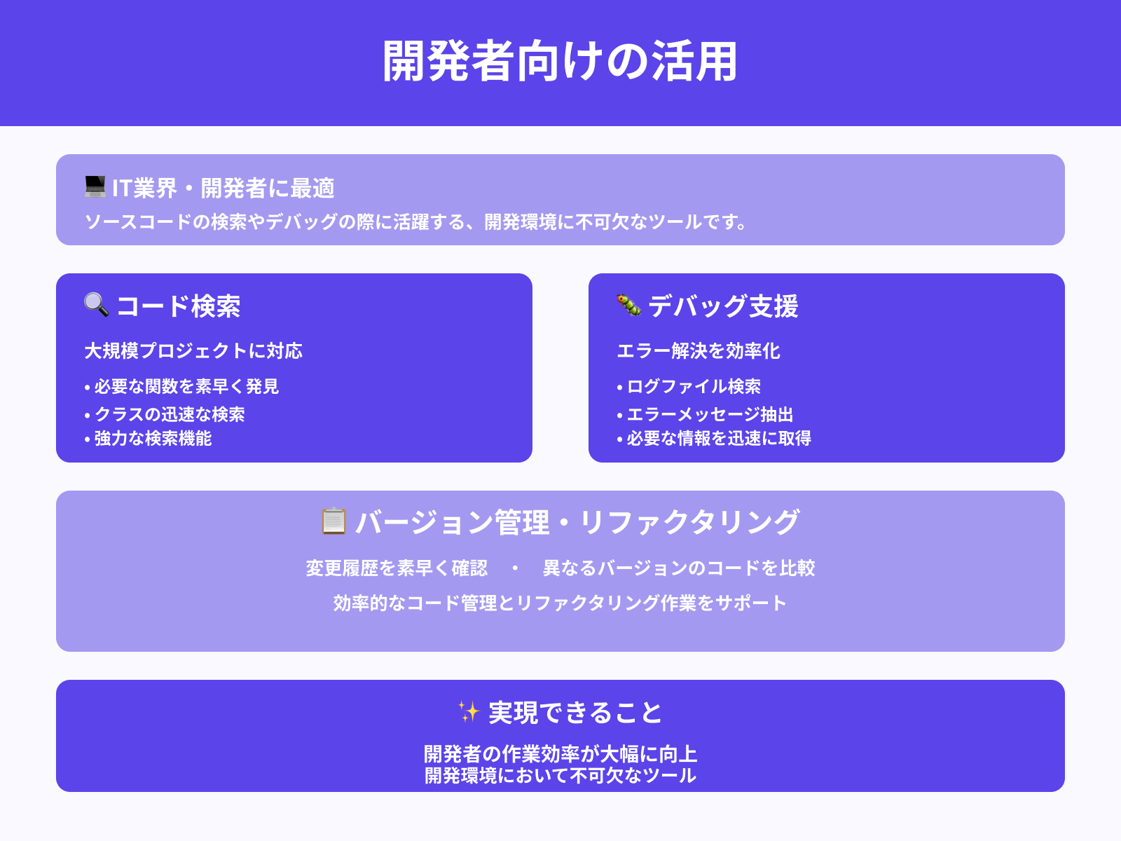 IT・開発者向けの活用法