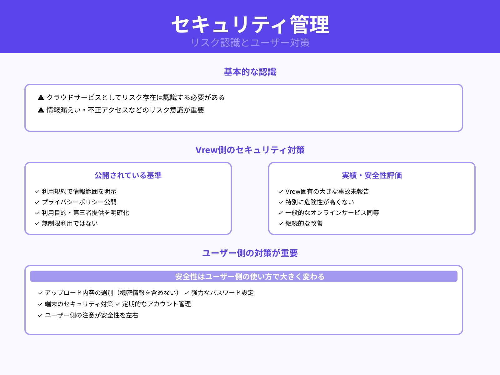 Vrewは危険？実際のリスクと安全に使う対策を紹介 | 侍エンジニア