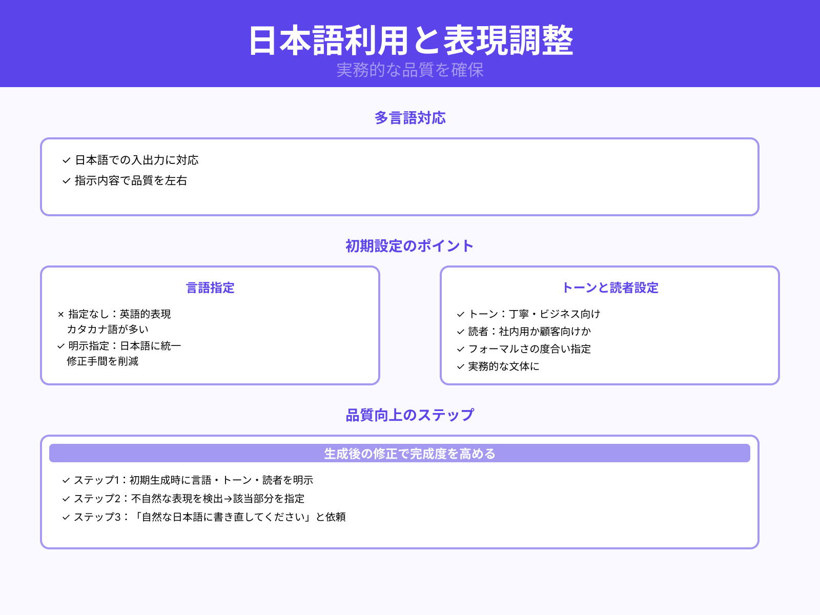 日本語資料向けに最適化するポイント