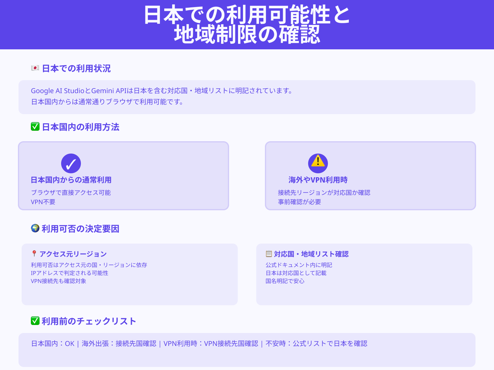 Google AI Studioは日本で使える？