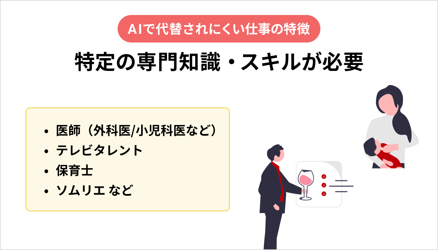 特定の専門知識・スキルが必要