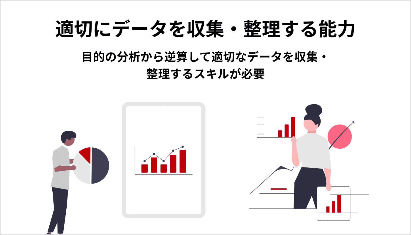 適切にデータを収集・整理する能力