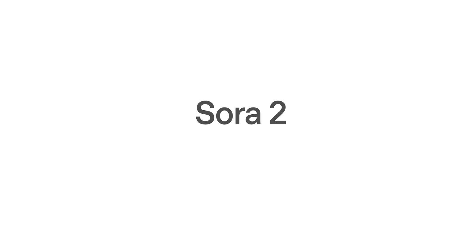 Sora2