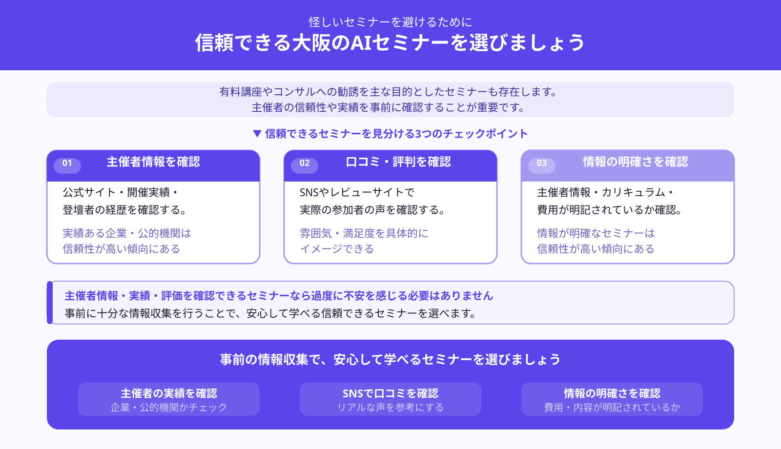怪しいって聞くけど実際どう？