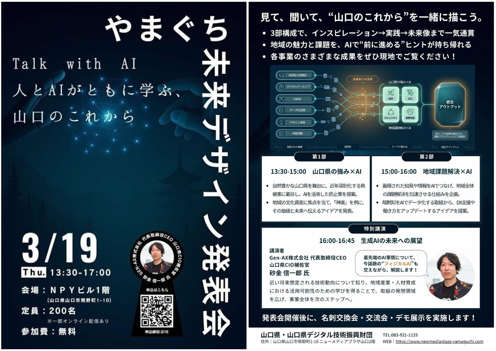 やまぐち未来デザイン発表会 ～Talk with AI～