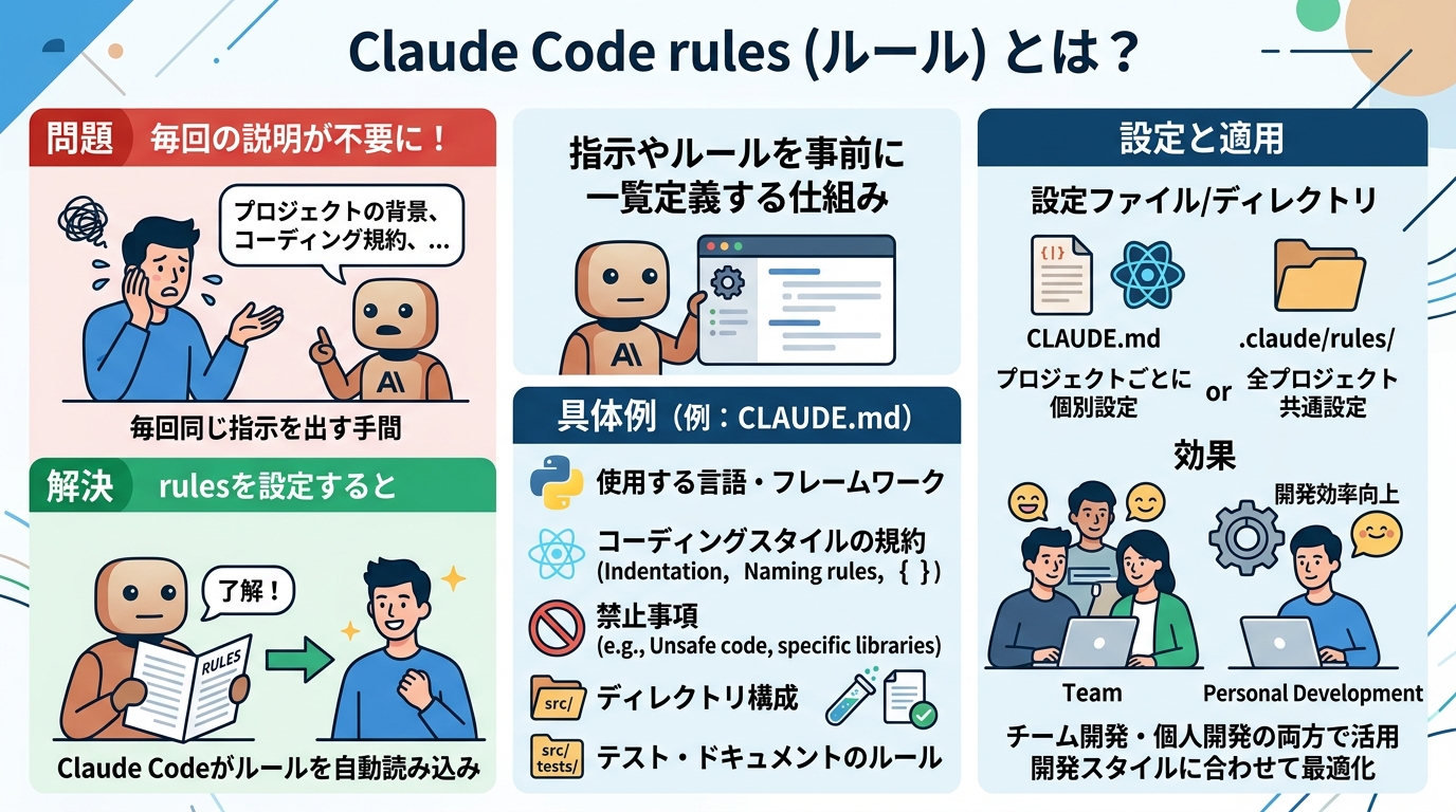 Claude Code rules(ルール)とは？