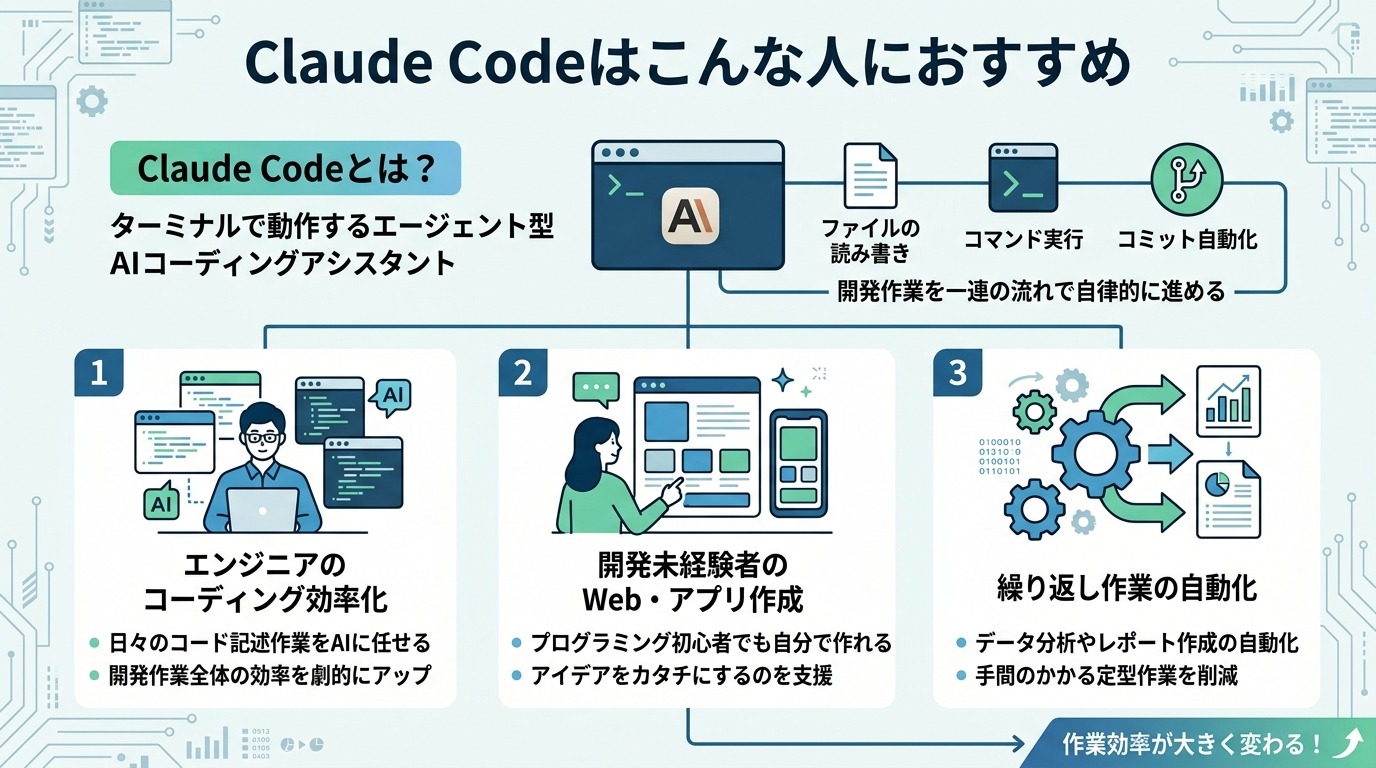 Claude Codeはこんな人におすすめ