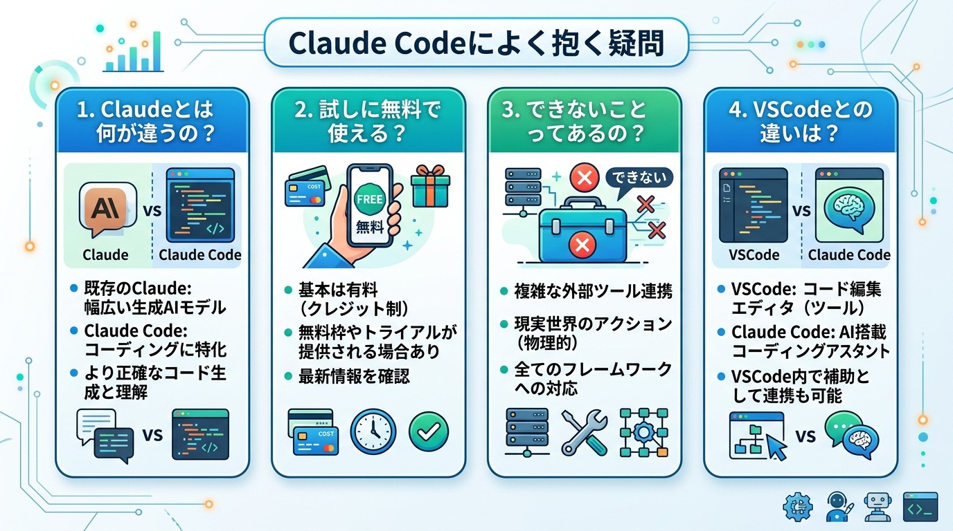 Claude Codeによく抱く疑問