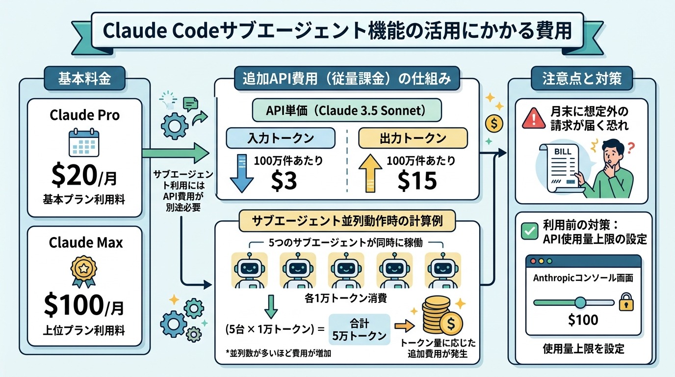 Claude Codeサブエージェント機能の活用にかかる費用