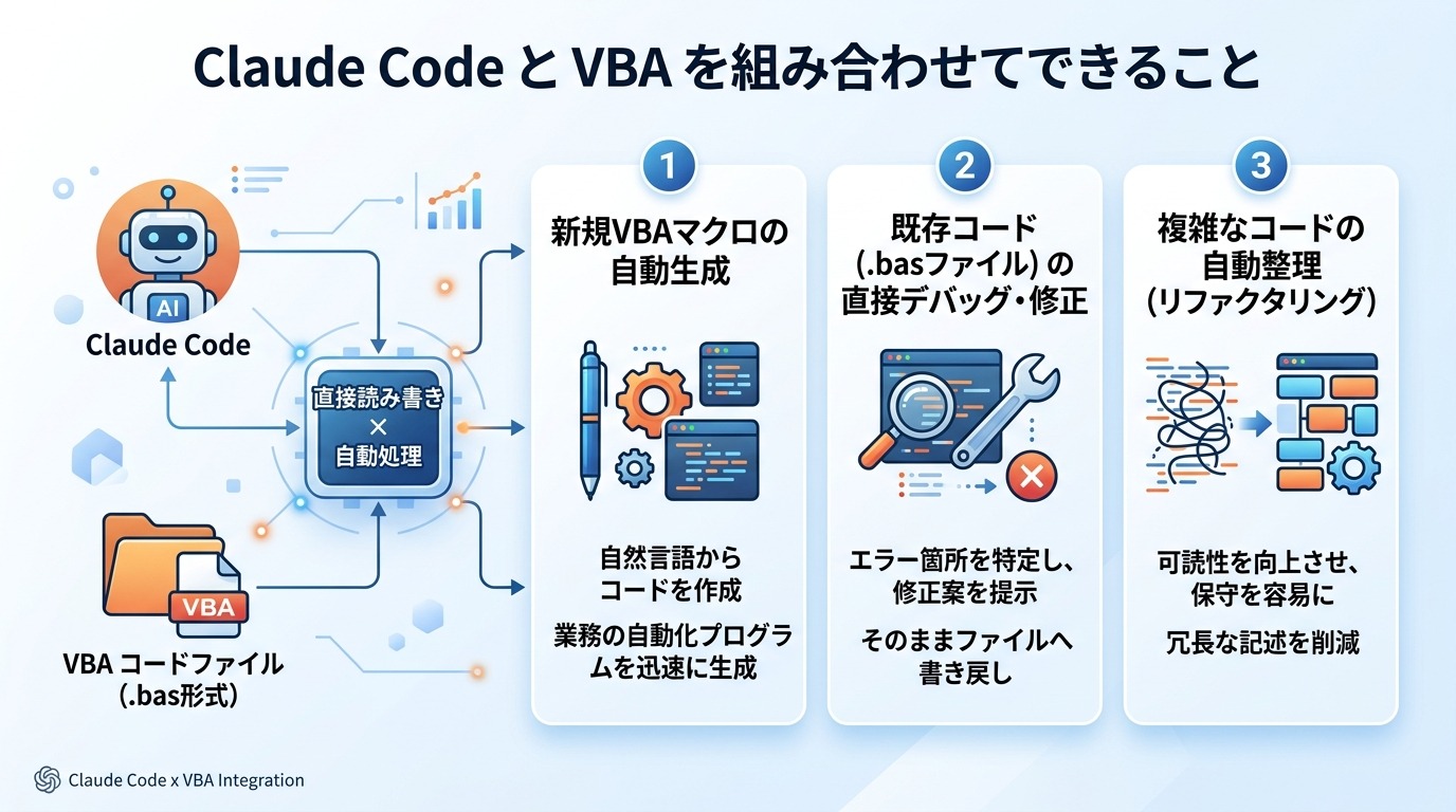 Claude CodeとVBAを組み合わせてできること