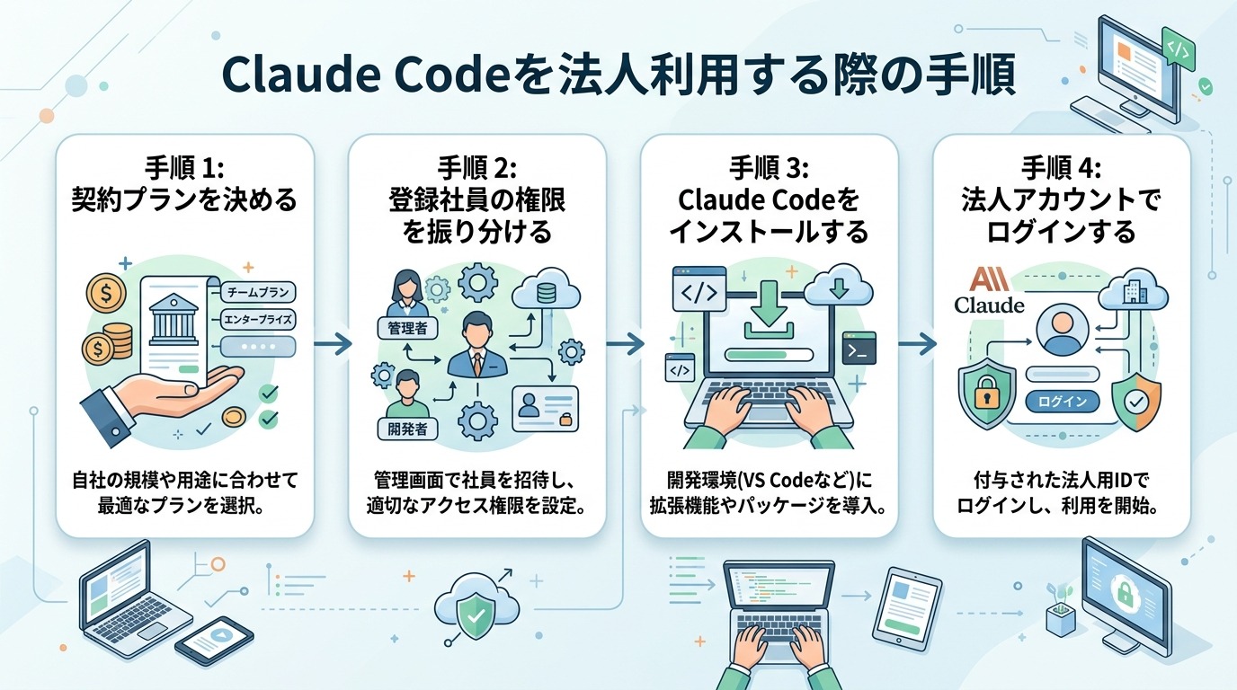 Claude Codeを法人利用する際の手順