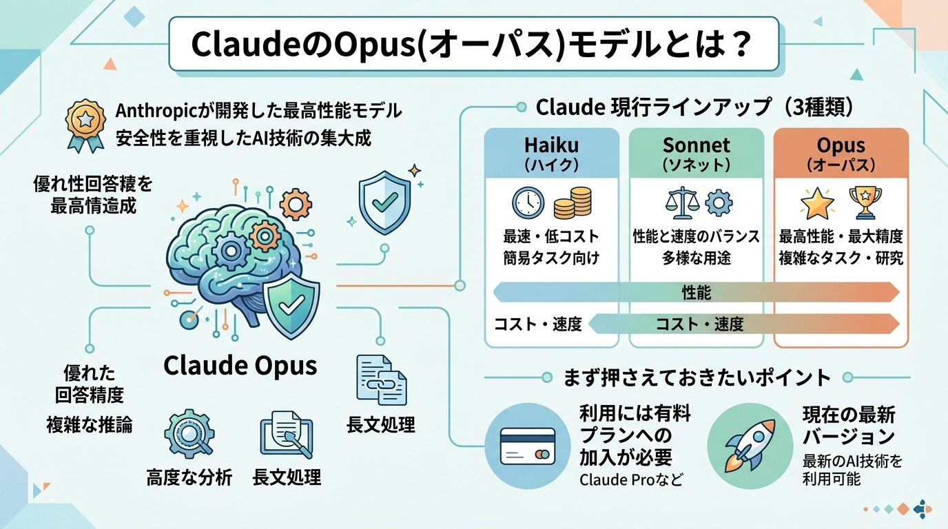 ClaudeのOpus(オーパス)モデルとは？
