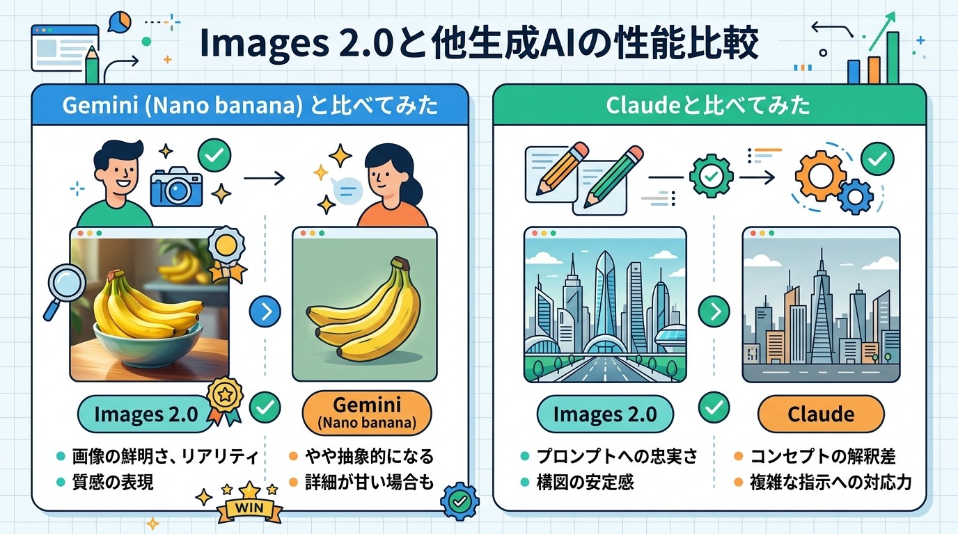 Images 2.0と他生成AIの性能比較