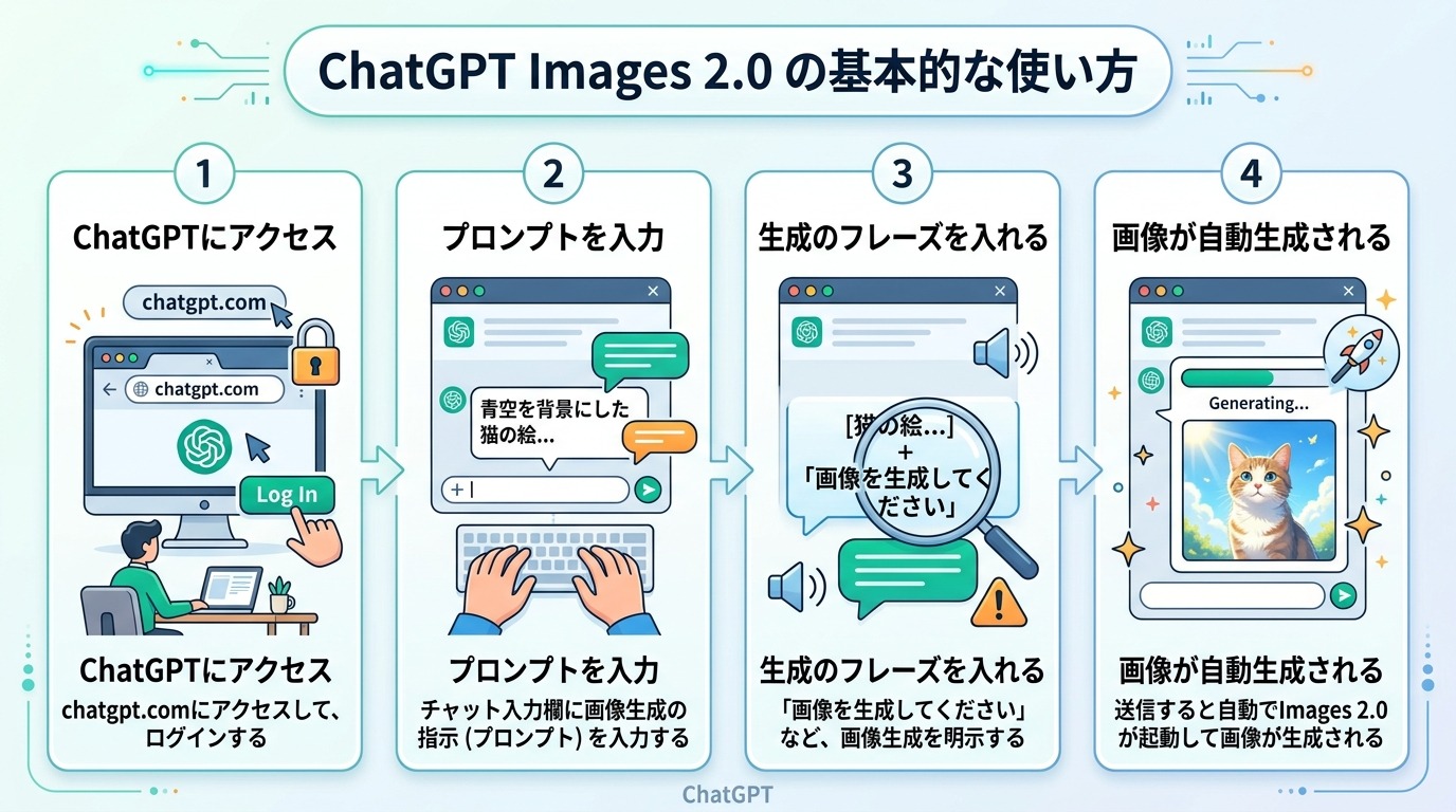 ChatGPT Images 2.0の基本的な使い方
