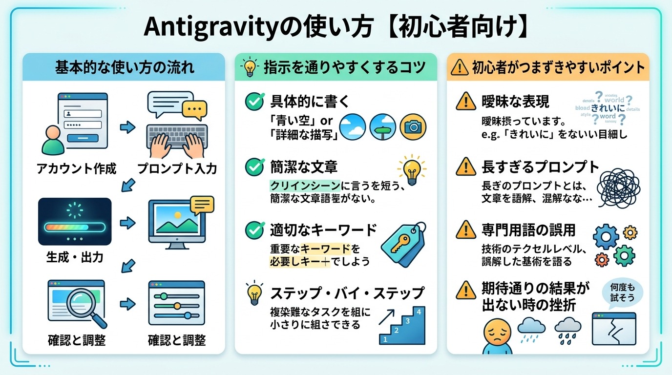 Antigravityの使い方【初心者向け】