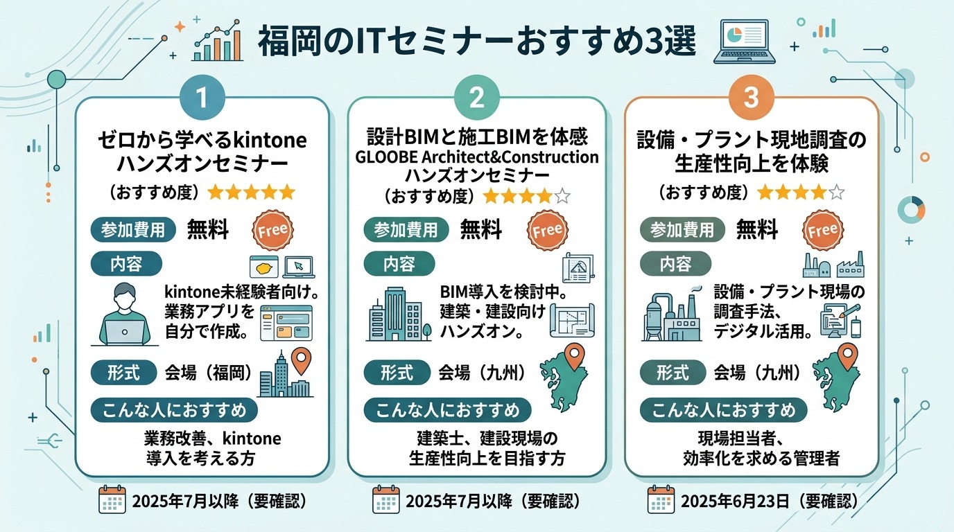 福岡のITセミナーおすすめ7選