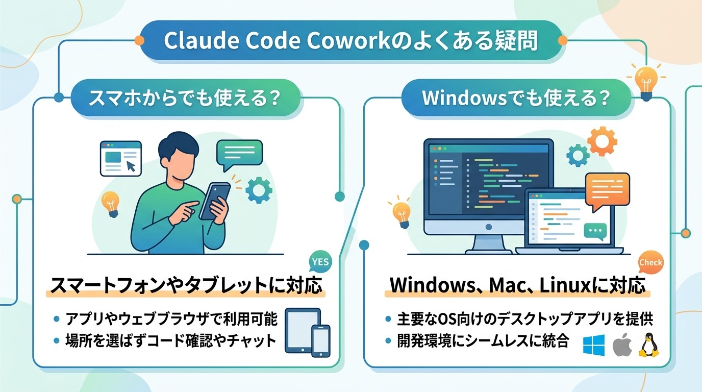 Claude Code Coworkのよくある疑問