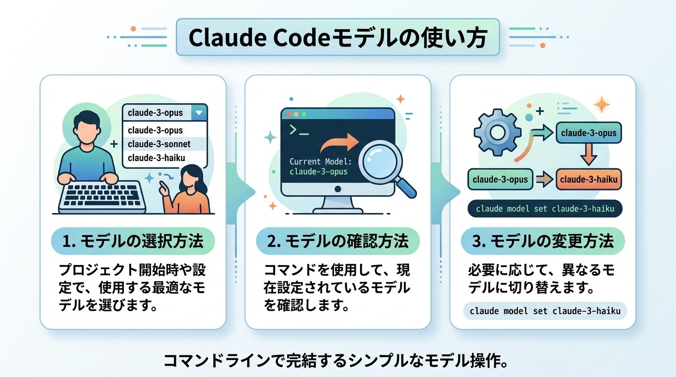 Claude Codeモデルの使い方