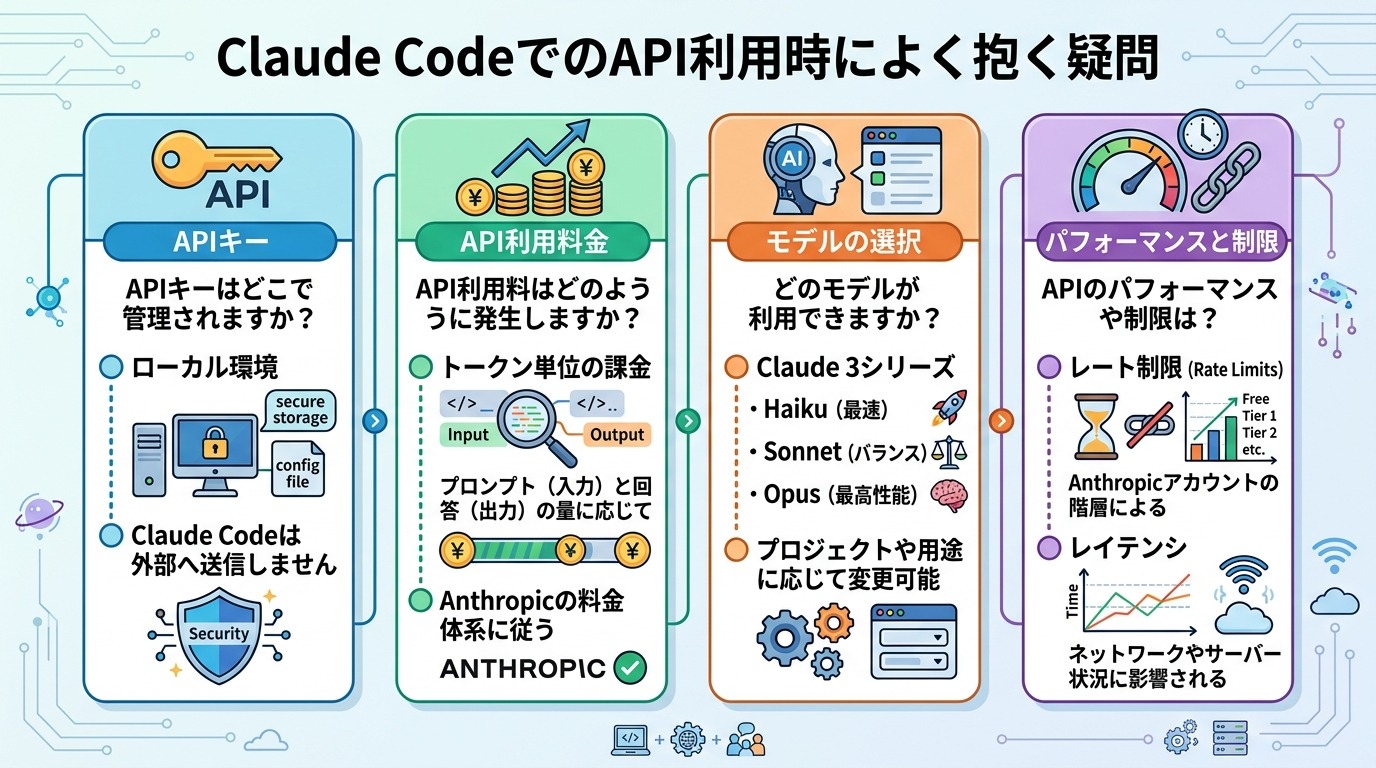 Claude CodeでのAPI利用時によく抱く疑問