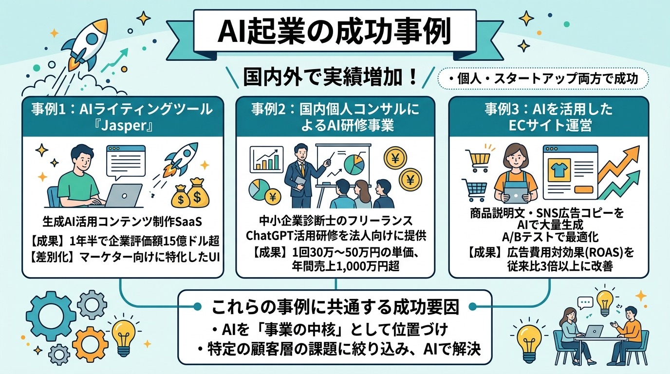 AI起業の成功事例