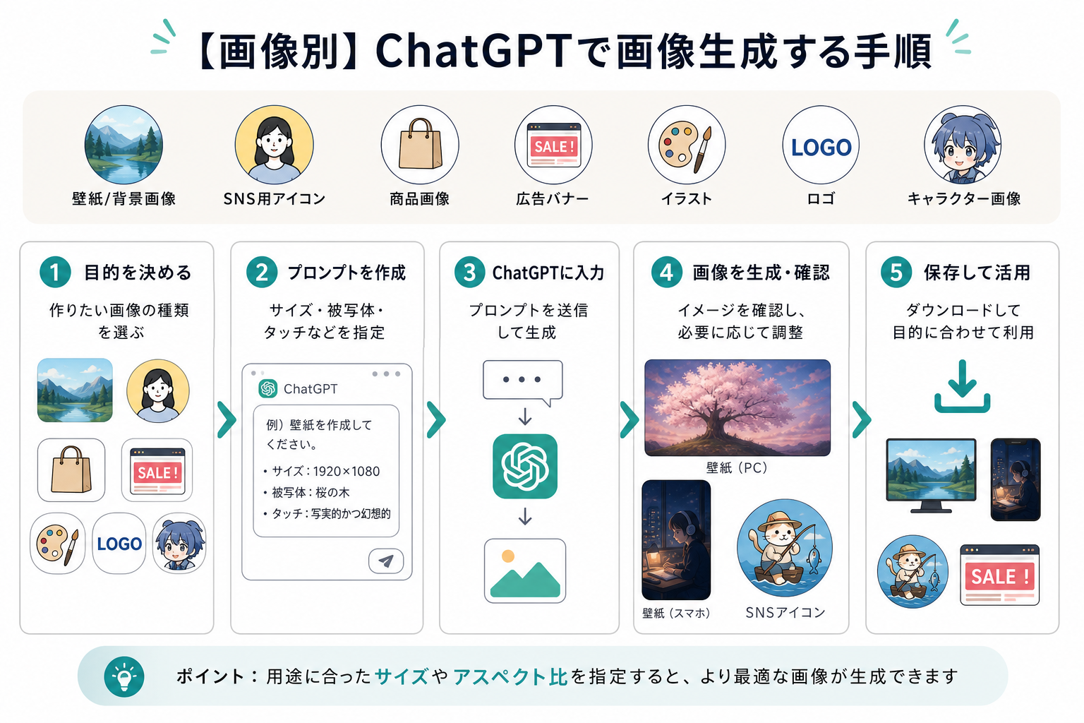 【画像別】ChatGPTで画像生成する手順