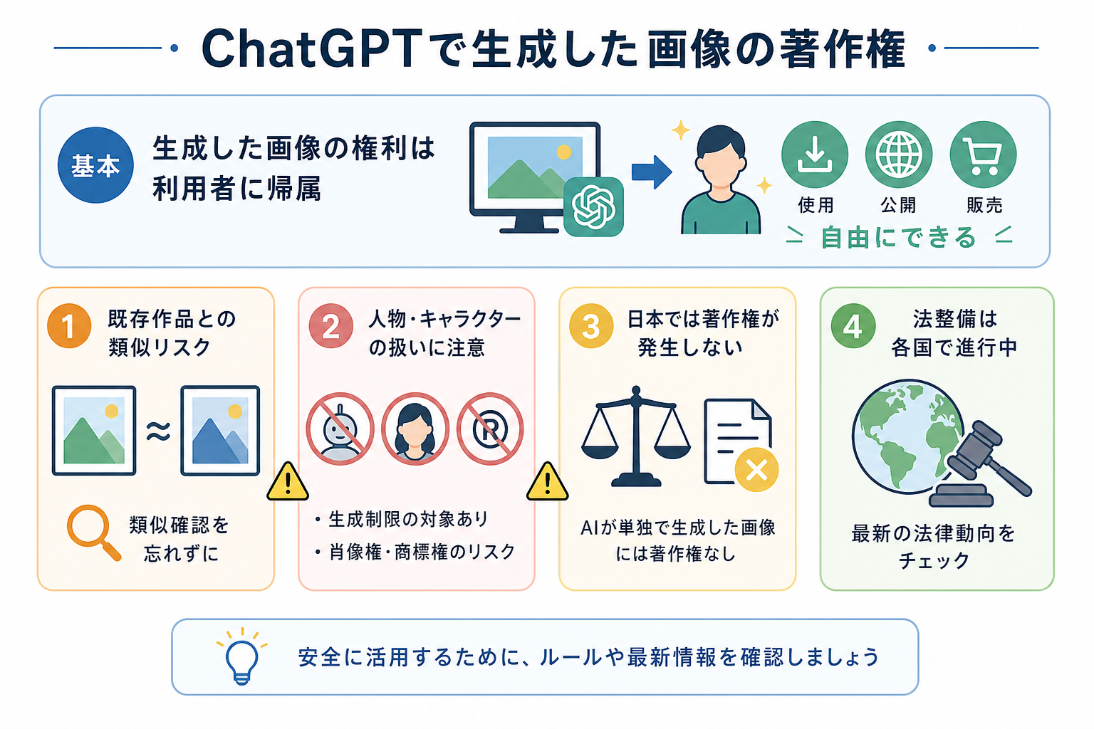 ChatGPTで生成した画像の著作権