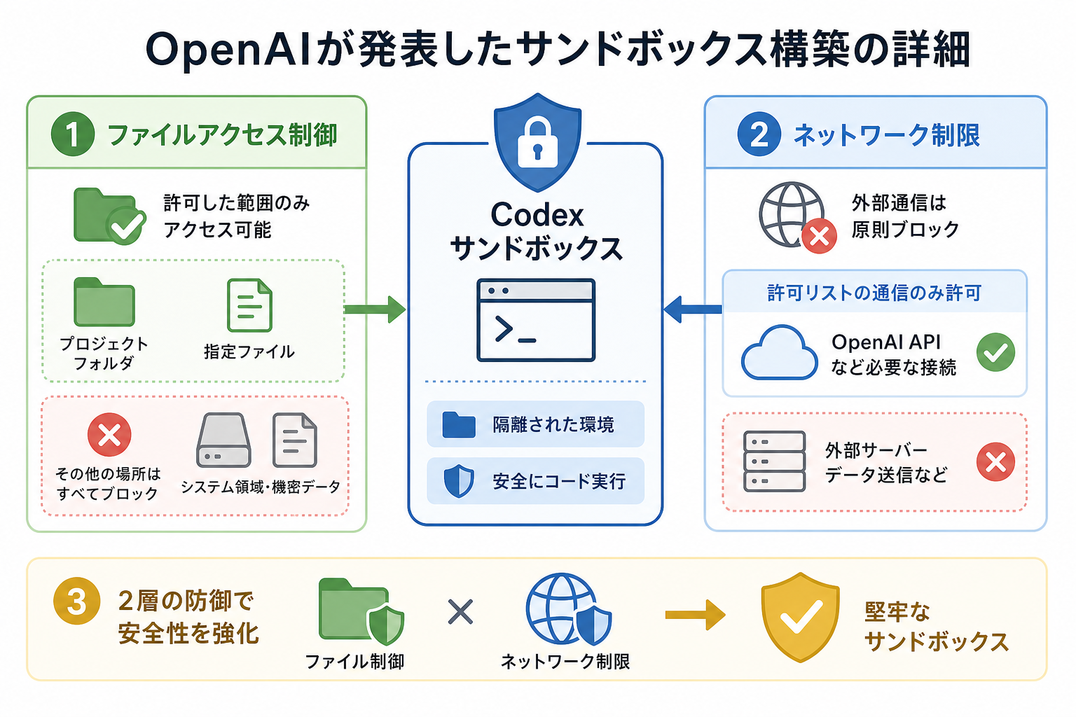 OpenAIが発表したサンドボックス構築の詳細