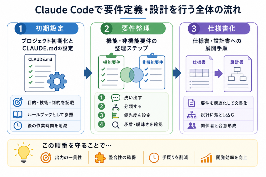 Claude Codeで要件定義・設計書を作成/効率化する方法【プロンプト例あり】 | 侍エンジニア