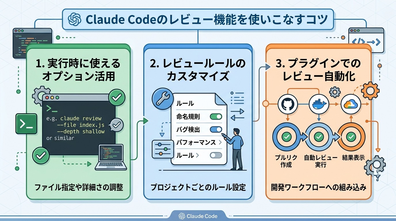 Claude Codeのレビュー機能を使いこなすコツ