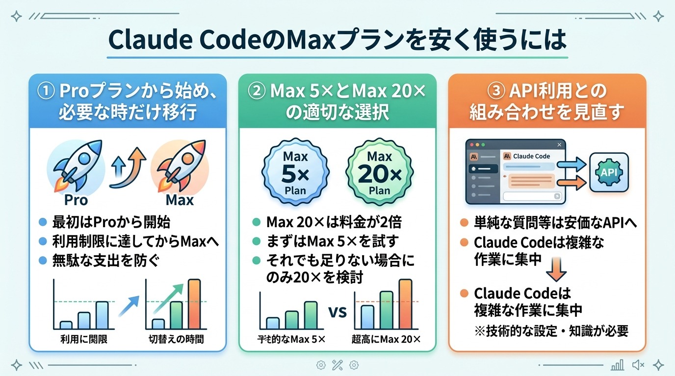 Claude CodeのMaxプランを安く使うには