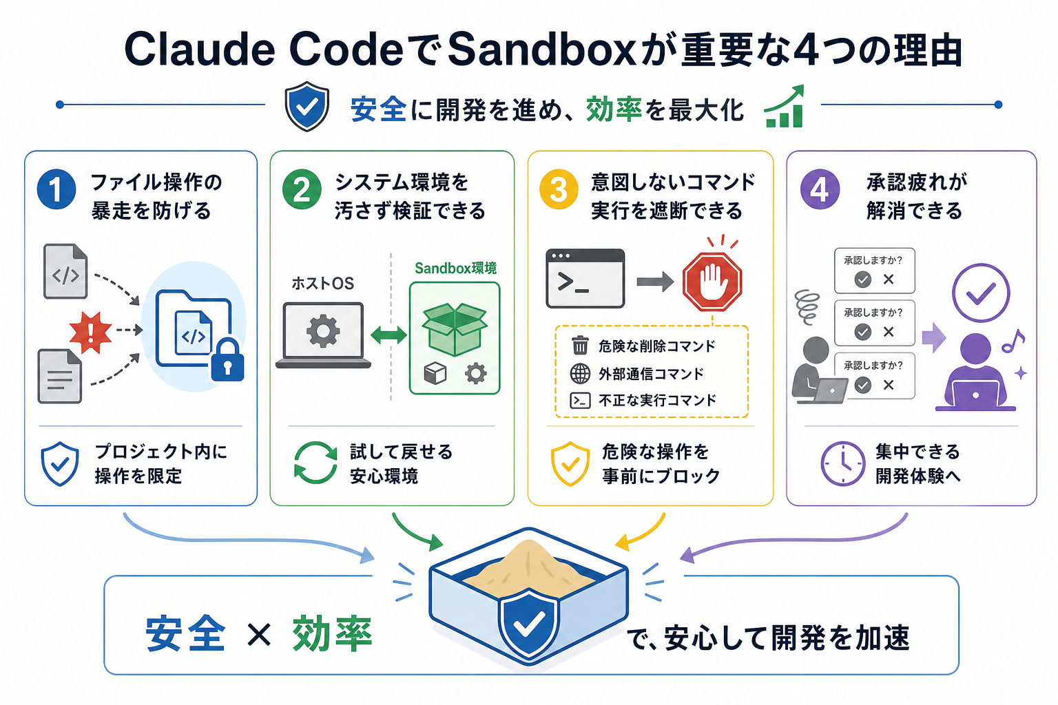 Claude CodeでSandboxが重要な4つの理由