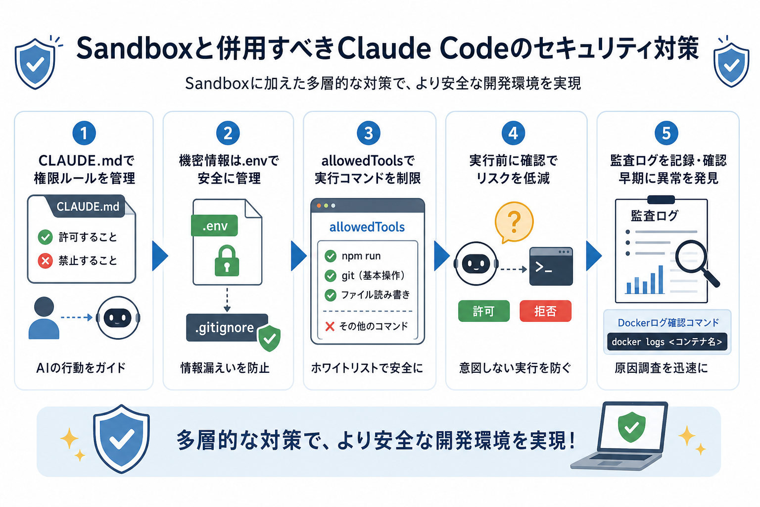 Sandboxと併用すべきClaude Codeのセキュリティ対策
