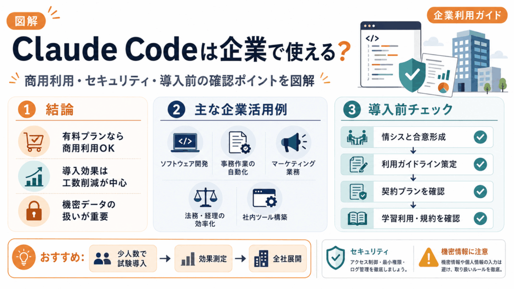 Claude Codeの企業利用・事例まとめ【導入の判断基準も紹介】