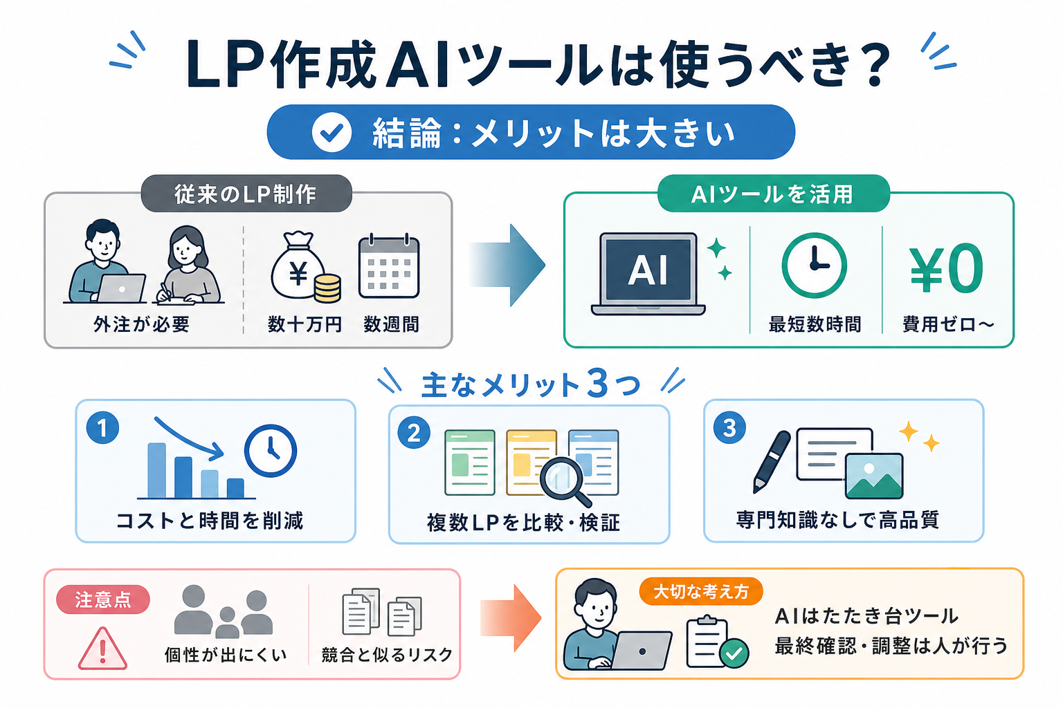 LP作成AIツールは使うべき?