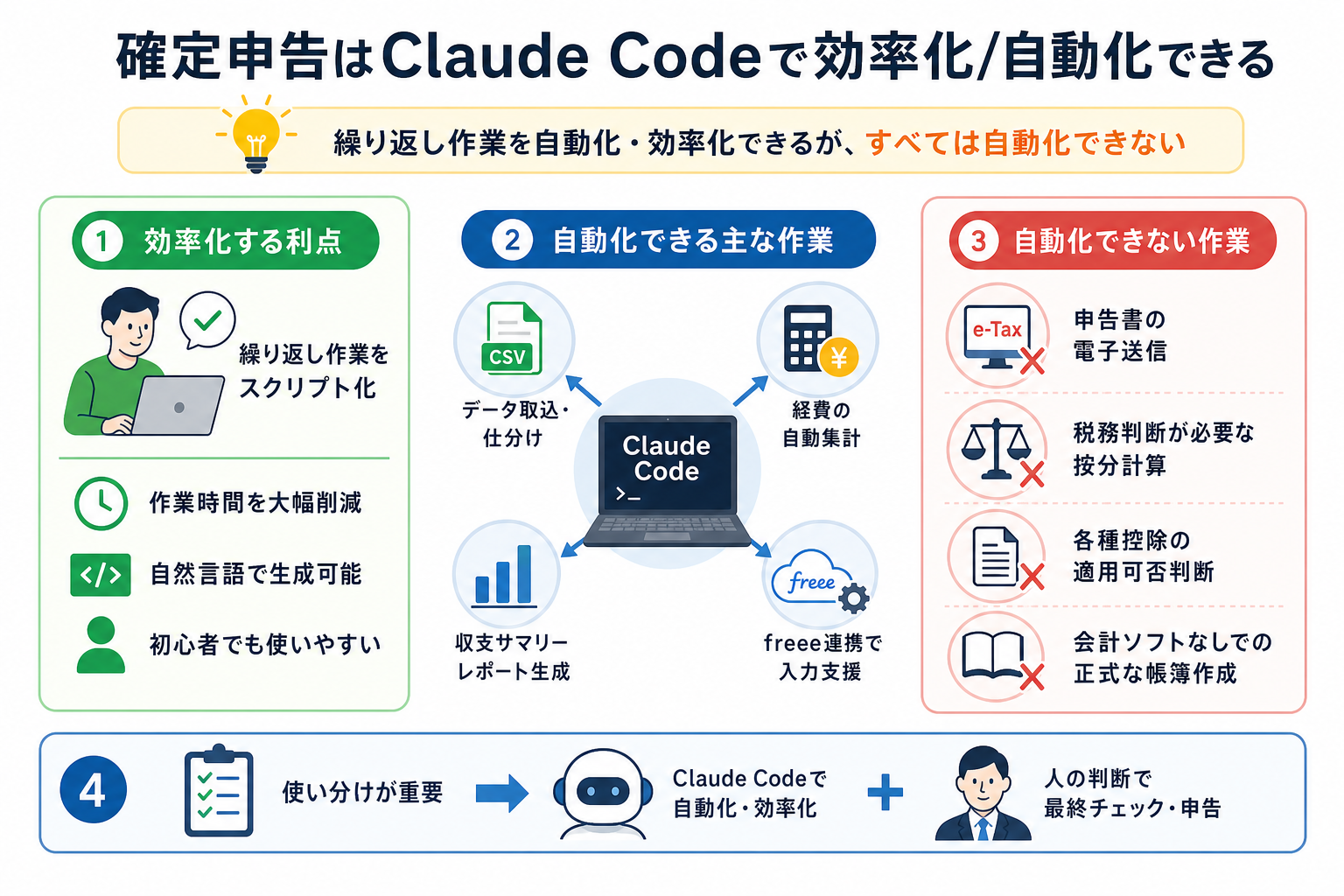 確定申告はClaude Codeで効率化/自動化できる