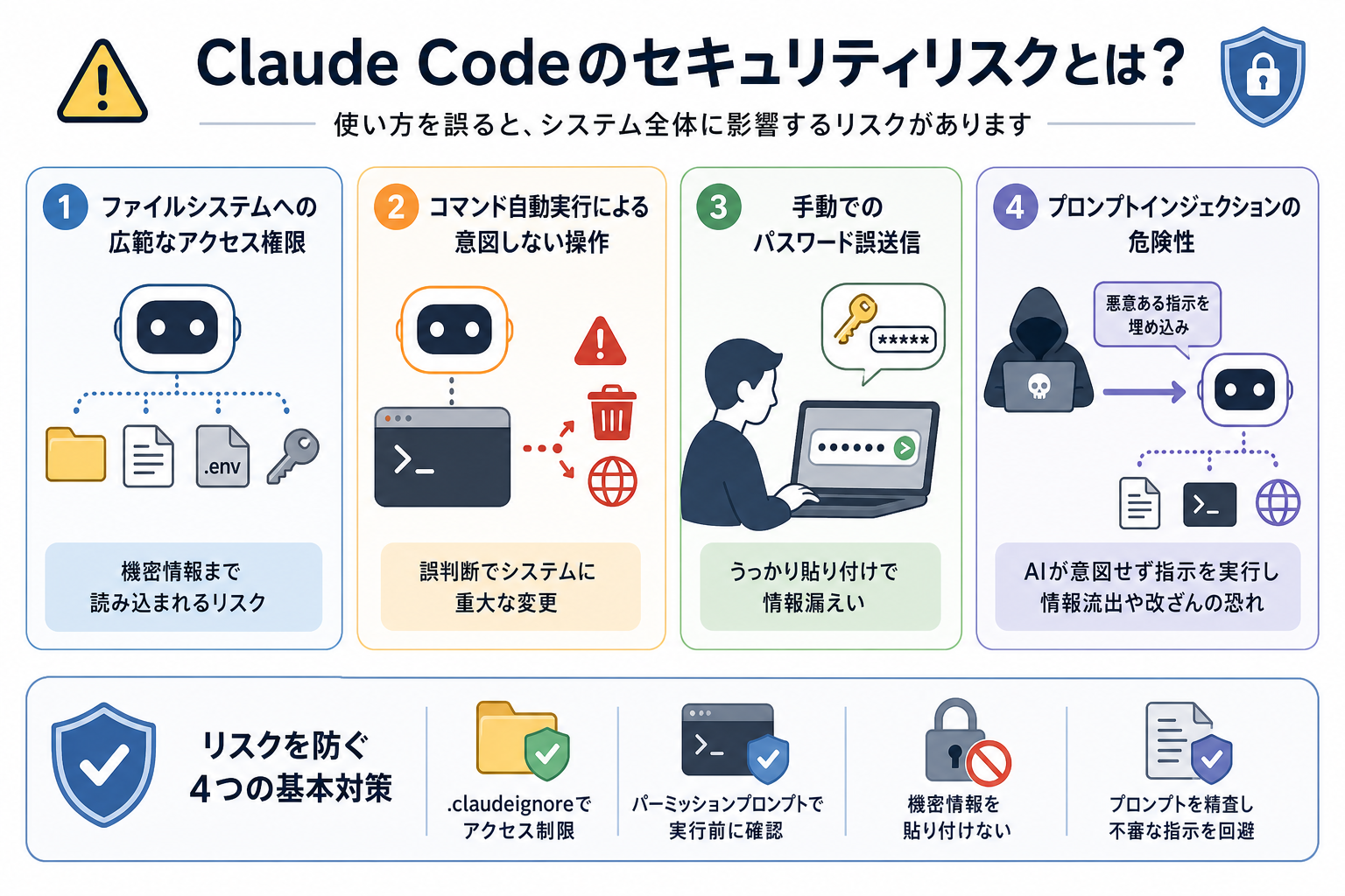 Claude Codeのセキュリティリスクとは？