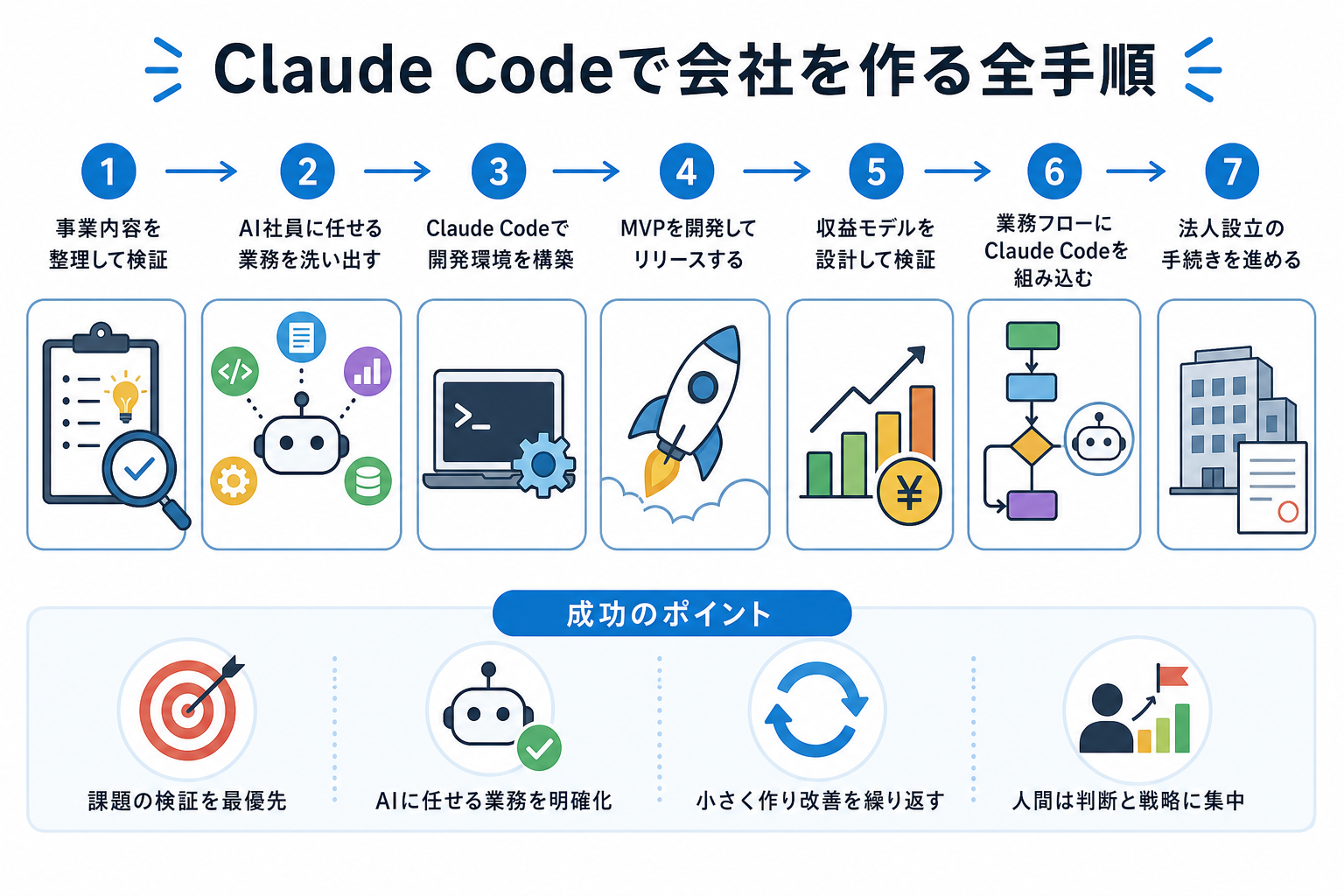 Claude Codeで会社を作る全手順