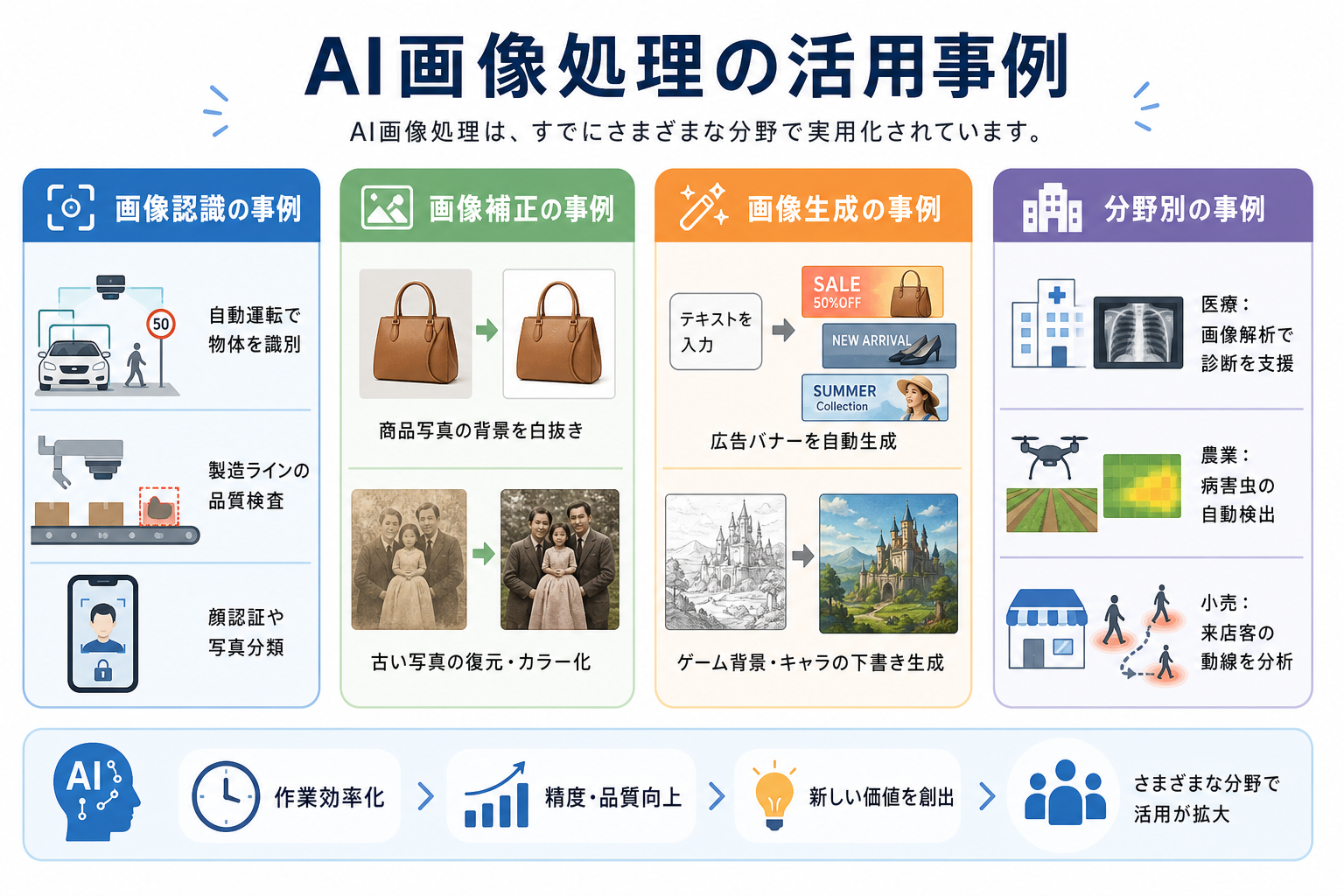 AI画像処理の活用事例