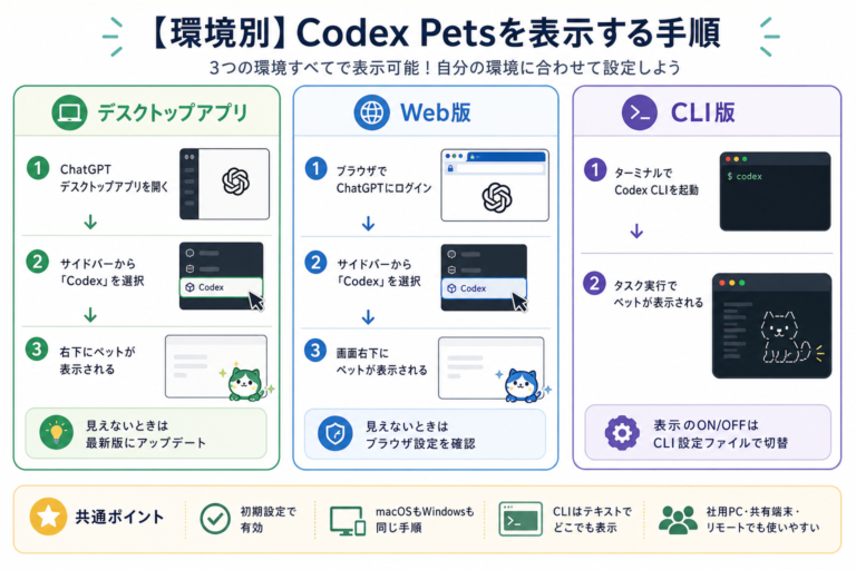 Codex Pets Codex Pets(ペット)とは?できることや使い方・作り方も解説 | 侍エンジニア