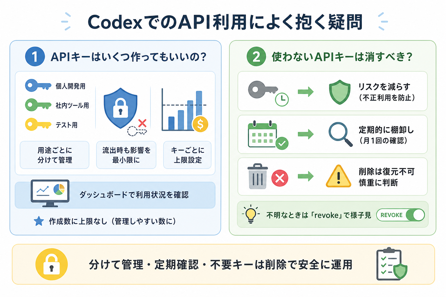 CodexでのAPI利用によく抱く疑問