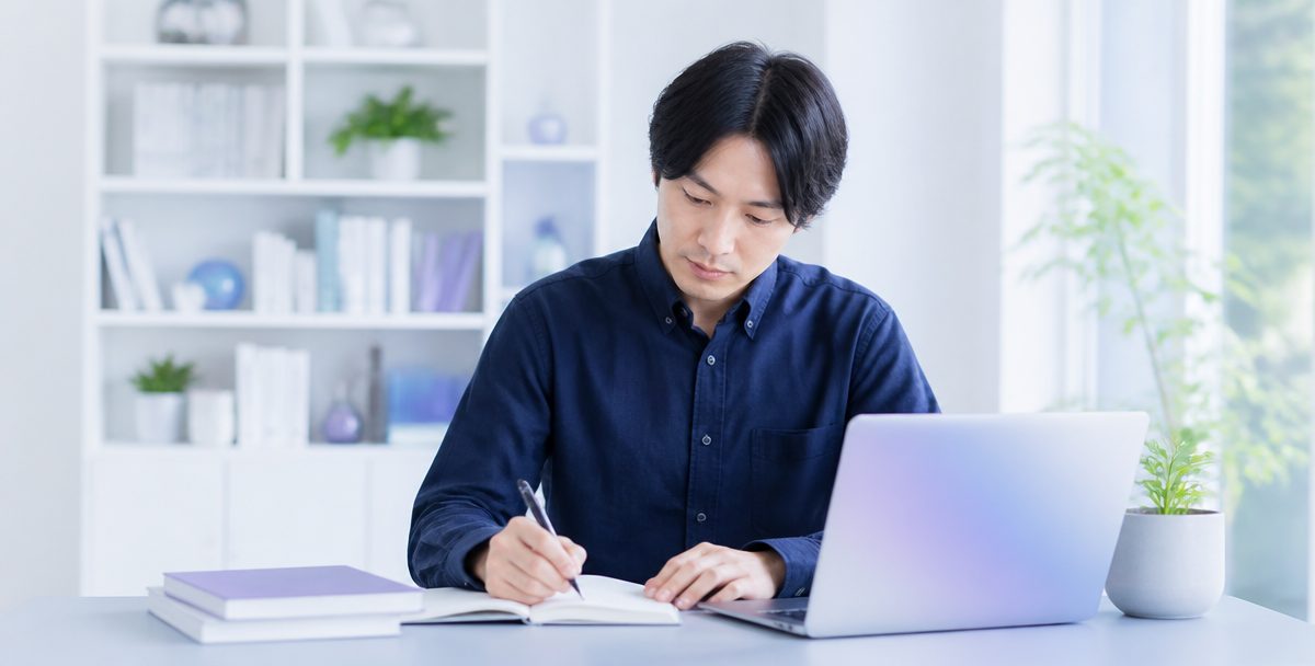 学習ロードマップを設計している様子